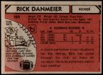 1980 Topps #329  Rick Danmeier  Back Thumbnail