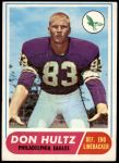 1968 Topps #6  Don Hultz  Front Thumbnail
