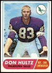 1968 Topps #6  Don Hultz  Front Thumbnail