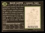 1969 Topps #220  Dave Lloyd  Back Thumbnail