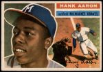 1956 Topps #31  Hank Aaron  Front Thumbnail