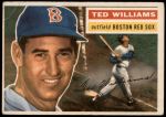 1956 Topps #5  Ted Williams  Front Thumbnail