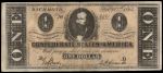 1962 Topps Civil War News Currency   $1 Serial #3691 Front Thumbnail