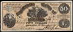 1962 Topps Civil War News Currency   $50 Serial #31351 Front Thumbnail