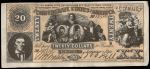 1962 Topps Civil War News Currency   $20 Serial #131960 Front Thumbnail