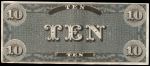1962 Topps Civil War News Currency   $10 Serial #77389 Back Thumbnail