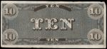 1962 Topps Civil War News Currency   $10 Serial #77389 Back Thumbnail
