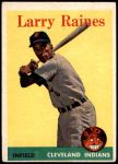 1958 Topps #243  Larry Raines  Front Thumbnail
