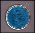 1971 Topps Coins #121  Wes Parker  Back Thumbnail