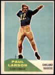 1960 Fleer #13  Paul Larson  Front Thumbnail