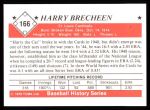 1979 TCMA The 1950's #166  Harry Brecheen  Back Thumbnail