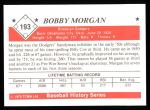 1979 TCMA The 1950's #193  Bobby Morgan  Back Thumbnail