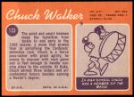 1970 Topps #133  Chuck Walker  Back Thumbnail