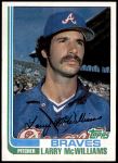 1982 Topps #733  Larry McWilliams  Front Thumbnail
