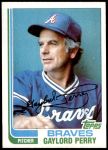 1982 Topps #115  Gaylord Perry  Front Thumbnail