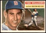 1956 Topps #5  Ted Williams  Front Thumbnail