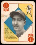 1951 Topps Blue Back #48  Billy Cox  Front Thumbnail