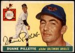 1955 Topps #168  Duane Pillette  Front Thumbnail