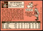 1969 Topps #296  Andy Messersmith  Back Thumbnail