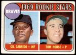 1969 Topps #331   -  Gil Garrido / Tom House Braves Rookies Front Thumbnail