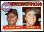 1969 Topps #331   -  Gil Garrido / Tom House Braves Rookies Front Thumbnail