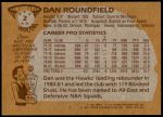 1981 Topps #2  Dan Roundfield  Back Thumbnail