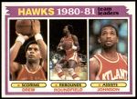 1981 Topps #44   -  John Drew / Dan Roundfield / Eddie Johnson Hawks Leaders Front Thumbnail