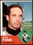 1963 Topps #476  Frank Funk  Front Thumbnail