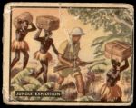 1950 Topps Bring Em Back Alive #10   Jungle Expedition Front Thumbnail