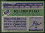 1976 Topps #98  Nelson Pyatt  Back Thumbnail