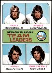 1975 Topps #323   -  Bob Nystrom / Denis Potvin / Clark Gillies Islanders Leaders Front Thumbnail
