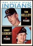 1964 Topps #552   -  Sonny Siebert / Tom Kelley Indians Rookies Front Thumbnail