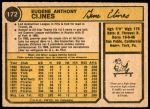 1974 O-Pee-Chee #172  Gene Clines  Back Thumbnail