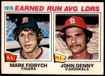 1977 O-Pee-Chee #7   -  Mark Fidrych / John Denny ERA Leaders Front Thumbnail