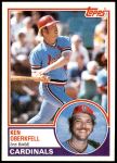 1983 Topps #206  Ken Oberkfell  Front Thumbnail