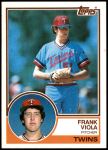 1983 Topps #586  Frank Viola  Front Thumbnail
