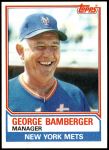1983 Topps #246  George Bamberger  Front Thumbnail