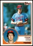 1983 Topps #586  Frank Viola  Front Thumbnail