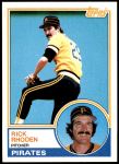 1983 Topps #781  Rick Rhoden  Front Thumbnail