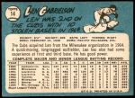 1965 Topps #14  Len Gabrielson  Back Thumbnail