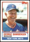 1983 Topps #246  George Bamberger  Front Thumbnail