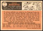 1966 Topps #571  Dave Roberts  Back Thumbnail