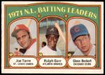 1972 O-Pee-Chee #85   -  Glenn Beckert / Ralph Garr / Joe Torre NL Batting Leaders  Front Thumbnail