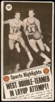 1970 Topps #107   -  Jerry West  All-Star Back Thumbnail
