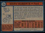 1974 Topps #194  Marv Roberts  Back Thumbnail