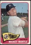 1965 Topps #350  Mickey Mantle  Front Thumbnail