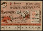 1958 Topps #56  Bill Fischer  Back Thumbnail