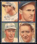1935 Goudey 4-in-1  Charley Berry / Robert Burke / Red Kress / Dazzy Vance  Front Thumbnail
