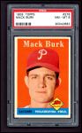 1958 Topps #278  Mack Burk  Front Thumbnail