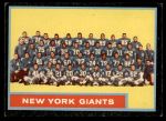 1962 Topps #114   Giants Team Front Thumbnail